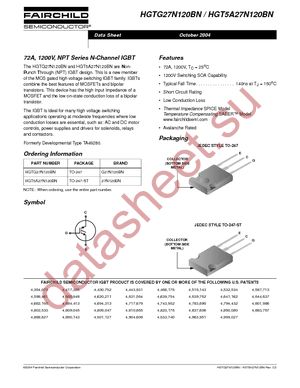 HGTG27N120BN datasheet  